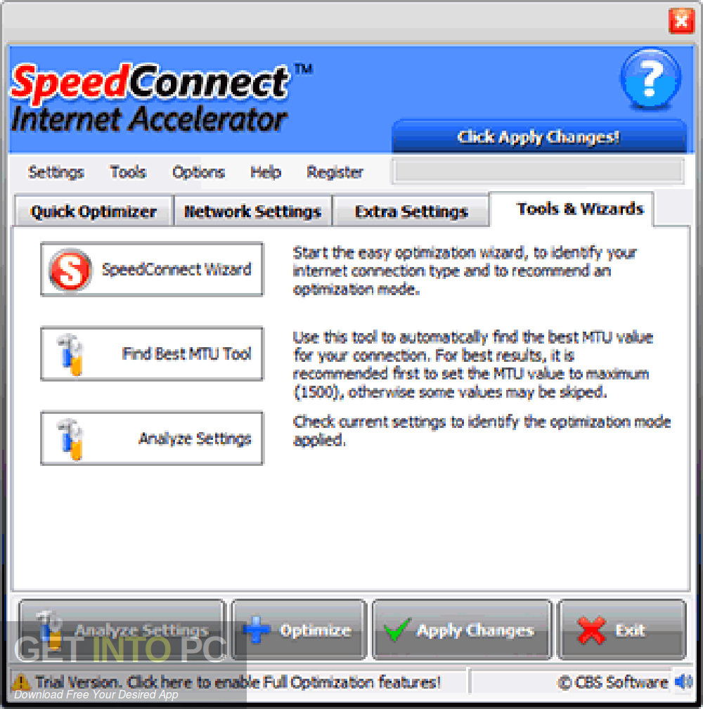 Speedconnect speed test